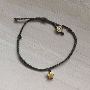 Pura Vida gray star charm bracelet